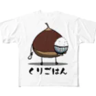 思う屋の栗ご飯 All-Over Print T-Shirt