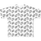 funny_funの牡蠣　総柄 All-Over Print T-Shirt