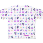 Nemon.Cのあぁちゃまのゆめかわ8bit フルグラフィックTシャツ