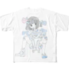 パウチのお砂糖屋さんのおやすみちゃんシリーズ All-Over Print T-Shirt