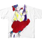 ついえよのズッキュンガール All-Over Print T-Shirt