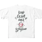 シェアメディカルブランドショップのKeep Calm and Stay Home フルグラフィックTシャツ