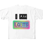 22OclockのI AM LGBTS グッズ フルグラフィックTシャツ
