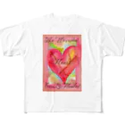 NonacleのThe Wounded Heart Can Be Healed All-Over Print T-Shirt
