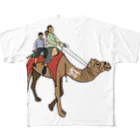 インドのHIMANSH.labのヒンディー語　ラクダ　ウーント　インド　India All-Over Print T-Shirt