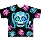 Rotten Lil Cherryの病みかわツインテールシュガースカル All-Over Print T-Shirt