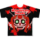 Rotten Lil Cherryのナポリタン中毒 フルグラフィックTシャツ