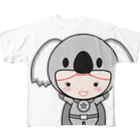 合格祈願！GOKAKUMANのGOKAKU☆BABYこあら フルグラフィックTシャツ