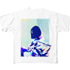 やまびこやまのギターガール012 All-Over Print T-Shirt