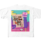 𝙈𝙊𝙈𝙊'𝙨 𝙎𝙝𝙤𝙥のMOMOのレトロなデザイン #02 All-Over Print T-Shirt