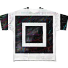 Aimurist のテキスト2021 融合モノクロ All-Over Print T-Shirt