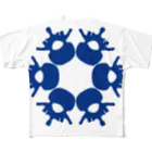 anatomy_and_graphicのsnowflakes (vertebrae d) フルグラフィックTシャツ