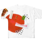 こんぶさんのカットアンドペースト（りんご） All-Over Print T-Shirt