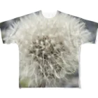 でおきしりぼ子の実験室のわたげのうたげ-正方形 All-Over Print T-Shirt