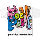 pochi-pochiのpochi-pochiマーク フルグラフィックTシャツ