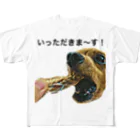 こたつぶショップの食欲旺盛 All-Over Print T-Shirt