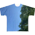 GreenTrexの木のある空 All-Over Print T-Shirt