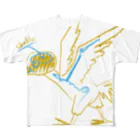 CHEBLOのcheb's bird フルグラフィックTシャツ