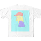 「お白湯」のベリーガール All-Over Print T-Shirt