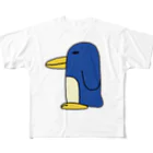 ポムポム健全大使官のペンギン フルグラフィックTシャツ