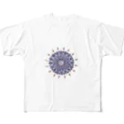 ネルネルテルネのアラベスク刺繡 ✸ ホワイト All-Over Print T-Shirt