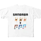 DanのSANBABA フルグラフィックTシャツ