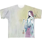 松や SUZURI店の観世音菩薩 All-Over Print T-Shirt