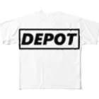 depotRMの貯蔵庫メッセーージ！！ フルグラフィックTシャツ