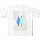 oka emiの幼馴染 フルグラフィックTシャツ