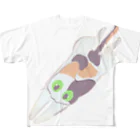 大統領のねこちゃんグッズのはなくそはなちゃん All-Over Print T-Shirt