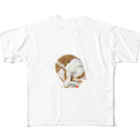 Smile Cute ..mikiのI love cat All-Over Print T-Shirt