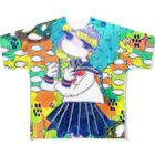 HONI HONI WORLDのLament フルグラフィックTシャツ