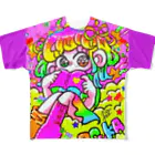 KANEPの漫画の世界はキラキラ All-Over Print T-Shirt