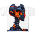 REDTAILの強化骨格３：Enhanced skeleton３ フルグラフィックTシャツ