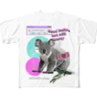 𝙈𝙊𝙈𝙊'𝙨 𝙎𝙝𝙤𝙥のコアラKING All-Over Print T-Shirt