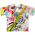 coppepan_brothersの人力火の輪車&東山のぐるんぐるん山車 All-Over Print T-Shirt