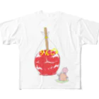 フジリンゴ族のお店のりんご飴の成仏 All-Over Print T-Shirt