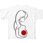 東京奮起させるのPregnant in Japan フルグラフィックTシャツ