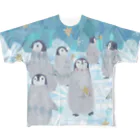 ショップの星降る南極_ペンギン All-Over Print T-Shirt