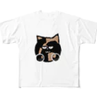 サビ猫azunekoのおうちのサビ猫のazuneko(あずねこ) All-Over Print T-Shirt