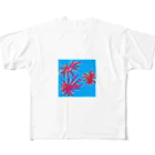 ミティミティーの大輪の花 All-Over Print T-Shirt