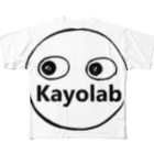 カヨラボ　スズリショップのKayolabくん フルグラフィックTシャツ