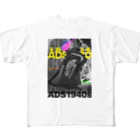 人間2のADS1940-"歪" All-Over Print T-Shirt