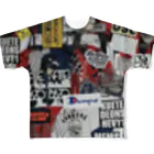 TOKYO STREET STICKERSのグラフィティ#9 All-Over Print T-Shirt