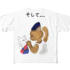 FLATのフルグラフィックTシャツ