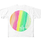 星男プロダクションのSulley×星男 hoshiostarsコラボシリーズ All-Over Print T-Shirt