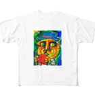 ショーコサンのWHO　AM　I？ All-Over Print T-Shirt