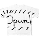 opunk-taのopunk komono フルグラフィックTシャツ