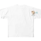 かょのこHANKOのおっちゃん気を発する All-Over Print T-Shirt