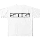 stoneheartsのSTHSロゴ フルグラフィックTシャツ